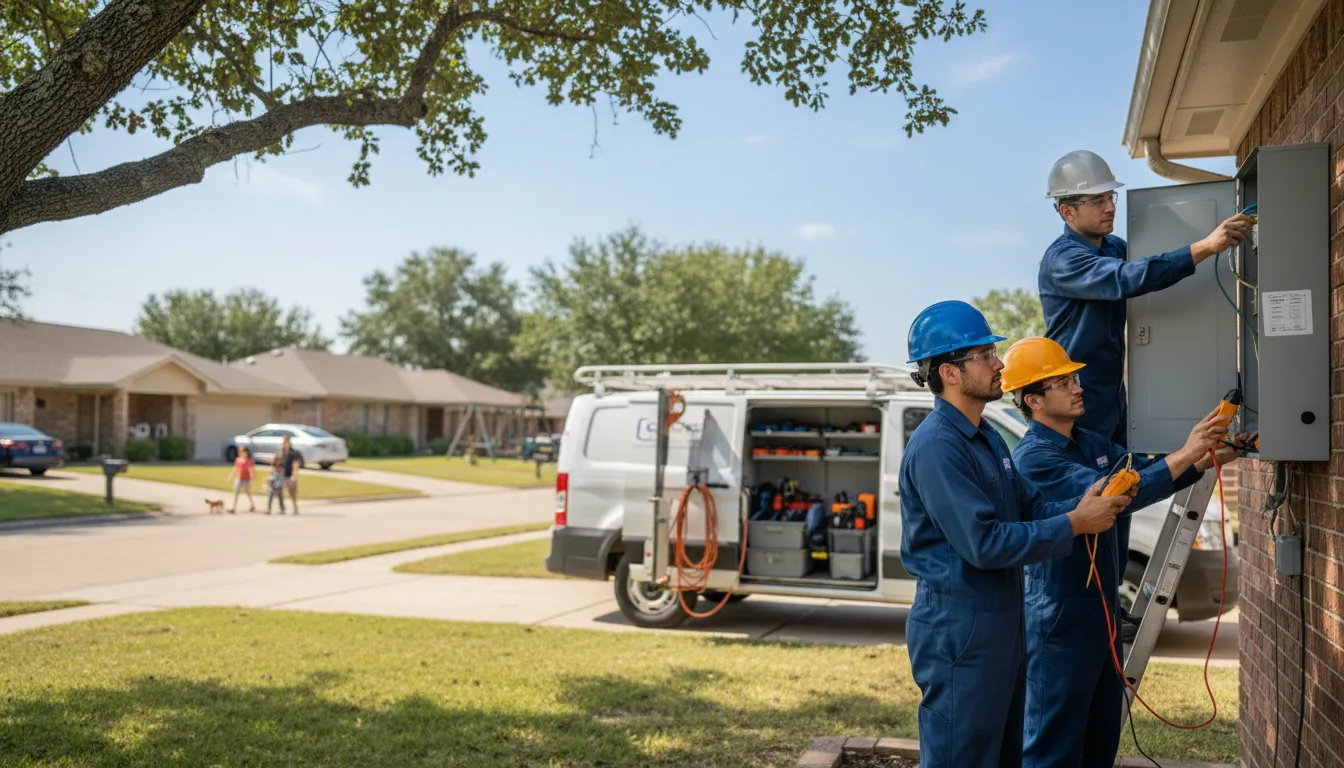 Certified electrician providing emergency electrical services in Homeland, FL